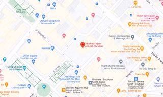 Tối 8/9, cấm phương tiện lưu thông vào đoạn đường phía trước Nhà hát TPHCM