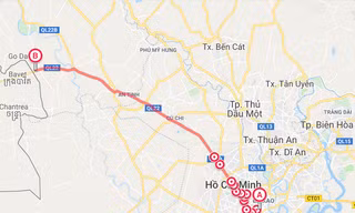 TPHCM tạm dừng hoạt động tuyến xe buýt Bến Thành - Mộc Bài từ ngày 15/8 