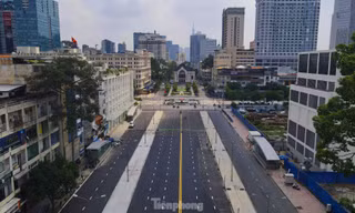 Điều chỉnh giao thông một đoạn đường trung tâm TPHCM trong 2 ngày cuối tuần 