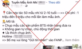 Bản tin 8H: Mẹ mất hơn 300 triệu đồng vì muốn cho con làm mẫu ảnh nhí