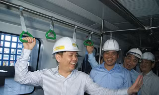 Bộ trưởng GTVT Nguyễn Văn Thể yêu cầu tổng thầu và các đơn vị liên quan nỗ lực để dự án đi vào vận hành thương mại vào cuối tháng 4/2019, đảm bảo chất lượng, an toàn tuyệt đối cho hành khách.