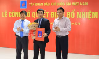 Tân Chủ tịch HĐTV Cty Lọc hoá dầu Bình Sơn Lê Xuân Huyên.