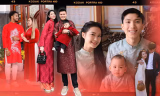 Dàn WAGs khoe dáng ngày Tết: Doãn Hải My đằm thắm, Chu Thanh Huyền phá cách