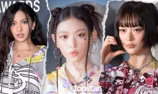 Tạo hình "chơi trội"của NewJeans trên thảm đỏ là gửi gắm ẩn ý từ Min Hee Jin?