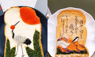 trang trí bánh mì sandwich