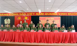 Trung đoàn Cảnh sát cơ động Đông Nam TPHCM phát động phong trào thi đua đặc biệt