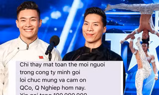 Showbiz 10/6: Quốc Cơ - Quốc Nghiệp bất ngờ vì nhận được 100 triệu