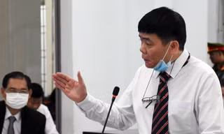 Luật sư Trần Vũ Hải trong phiên xử phúc thẩm. Ảnh: An Phước. 