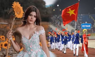 Hoa hậu đồng hành cùng đoàn thể thao VN tại SEA Games 30 nóng bỏng cỡ nào?