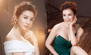 Xao xuyến vẻ kiêu sa quyến rũ của MC Thanh Mai ở tuổi U50