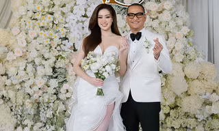 Toàn cảnh đám cưới lộng lẫy, quy tụ dàn 'sao' Việt đình đám của Hoa hậu Khánh Vân
