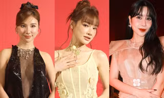 Vắng bóng Trường Giang, Nhã Phương diện outfit quyến rũ 'đọ sắc' với Lưu Hương Giang và Hạnh Sino