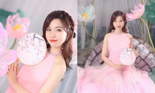 Nhan sắc dịu dàng của nàng Á khôi Mivi Diễm Anh khi hóa thành Hằng Nga mùa Trung Thu năm nay