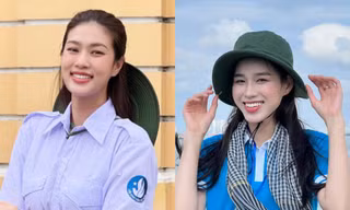 Hoa hậu Thiên Ân và Hoa hậu Đỗ Thị Hà cùng hàng trăm sinh viên khởi hành đến quần đảo Trường Sa