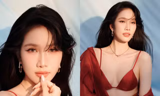 'Á hậu học giỏi' Phương Anh hiếm hoi khoe vóc dáng vạn người mê, đầy ‘nóng bỏng’