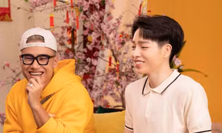 World Cup 2022 còn đang 'nóng' mà Đức Phúc và rapper GDucky rủ rê 'mỹ nhân Mắt biếc' đón Tết sớm