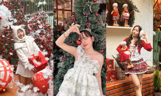 Giới trẻ Sài thành rộn ràng đón Giáng sinh sớm, không khí mùa lễ hội ngày càng đến gần