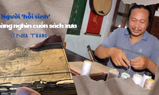 Người cứu hàng nghìn cuốn sách cũ nát ở Nha Trang suốt 20 năm