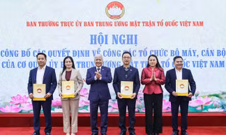 Công bố các quyết định bổ nhiệm cán bộ sau tinh gọn bộ máy ở Ủy ban T.Ư MTTQ Việt Nam