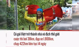 Thanh Vũ - Cô gái Việt trở thành nhà vô địch thế giới cuộc đua 3 môn phối hợp cự ly siêu dài