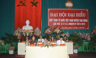 Đại hội Đại biểu MTTQ Tam Nông lần thứ XVIII