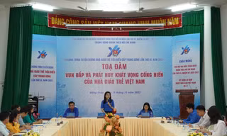 Phát huy khát vọng cống hiến của các nhà giáo trẻ 