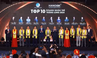 Hà Nội tuyên dương 10 doanh nhân trẻ Thăng Long năm 2024