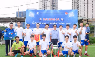 Khai mạc giải bóng đá tuổi trẻ bưu chính viễn thông