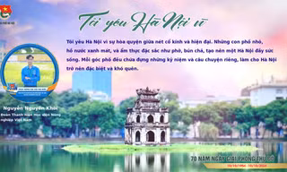 Bạn trẻ hào hứng với trào lưu 'Tôi yêu Hà Nội vì…'