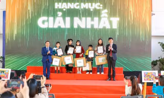 Gần 150 thí sinh về dự Lễ trao giải Cuộc thi vẽ tranh về Bảo vệ môi trường trong học đường 'Ngôi trường xanh'