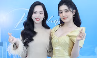Đỗ Thị Hà, Huyền My rạng rỡ tại họp báo Tiền Phong Marathon 2024