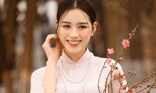 Dàn Hoa hậu Việt Nam khoe sắc với áo dài Tết 