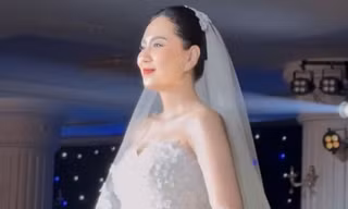 Hình ảnh MC Mai Ngọc trong lễ cưới
