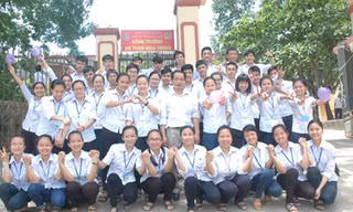 Tập thể lớp học có 100% học sinh đỗ đại học