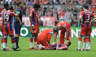 Cơn bão chấn thương đang làm Bayern lo lắng. Ảnh: AP