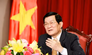 Chủ tịch nước Trương Tấn Sang. Ảnh: Hồng Vĩnh