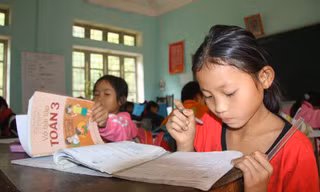 Sẽ không cho điểm trong đánh giá thường xuyên với học sinh từ lớp 1 đến lớp 5. Ảnh: Hồng Vĩnh