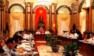Chủ tịch nước làm việc với Liên đoàn Luật sư 
