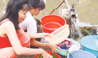 Đừng nghĩ nước máy Thủ đô là đạt chuẩn. Ảnh: Hồng Vĩnh