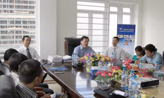Quang cảnh buổi họp báo chui