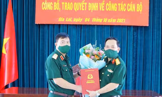 Đại tá Đỗ Đức Dũng giữ chức vụ Chủ nhiệm Chính trị Quân đoàn 3. Ảnh VGP 