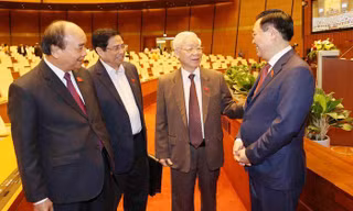 Lãnh đạo Đảng, Nhà nước tại kỳ họp Quốc hội khoá XIV