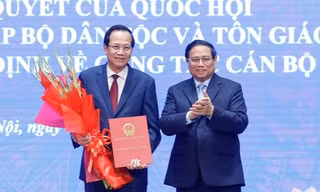 Công bố nghị quyết thành lập, quyết định bổ nhiệm lãnh đạo Bộ Dân tộc và Tôn giáo