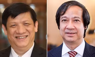 Bộ trưởng Nguyễn Kim Sơn (bìa phải) và Bộ trưởng Nguyễn Thanh Long (trái) lần đầu tiên ngồi “ghế nóng”.