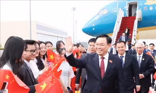 Chủ tịch Quốc hội đến Thủ đô Bắc Kinh, bắt đầu chuyến thăm chính thức Trung Quốc