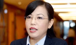 Bà Nguyễn Thanh Hải, Trưởng Ban Dân nguyện, Bí thư Tỉnh ủy Thái Nguyên