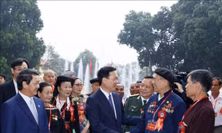Chủ tịch nước Võ Văn Thưởng gặp mặt người có uy tín trong đồng bào dân tộc thiểu số 