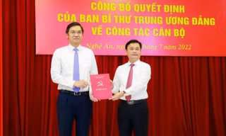 Chuẩn y, phê chuẩn nhân sự mới tại các tỉnh, thành