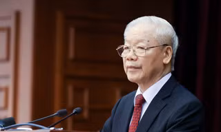 Phát biểu của Tổng Bí thư Nguyễn Phú Trọng gửi Hội nghị Đảng ủy Công an Trung ương