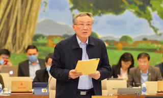 Chánh án TAND tối cao Nguyễn Hoà Bình. Ảnh QH 